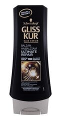 Бальзам для волос Schwarzkopf Gliss Kur Ultimate Repair 200 мл цена и информация | Бальзамы, кондиционеры | 220.lv