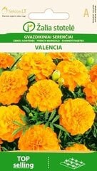 Бархатцы низкорослые Valencia цена и информация | Семена цветов | 220.lv