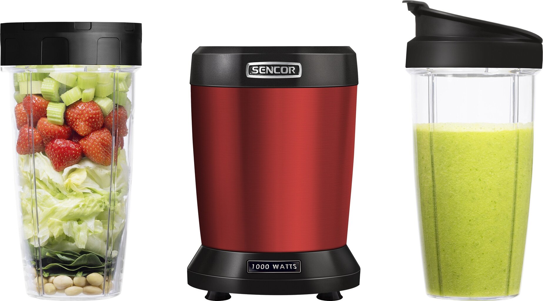 SNB 4301RD Nutriblender Titan цена и информация | Smūtiju blenderi | 220.lv