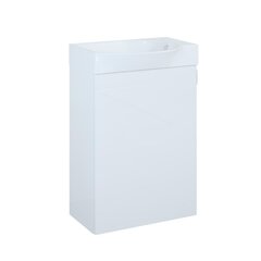 Шкафчик для ванной с раковиной Action, белый цена и информация | Шкафчики для ванной | 220.lv