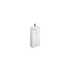 Apakšējais vannas istabas skapis ar izlietni Solo 40, balts cena un informācija | Vannas istabas skapīši | 220.lv