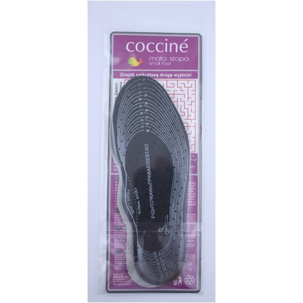 Coccine zolītes ar aktīvo ogli bērnu apaviem 19-35 izmēram, 1 pāris cena un informācija | Līdzekļi apģērbu un apavu kopšanai | 220.lv