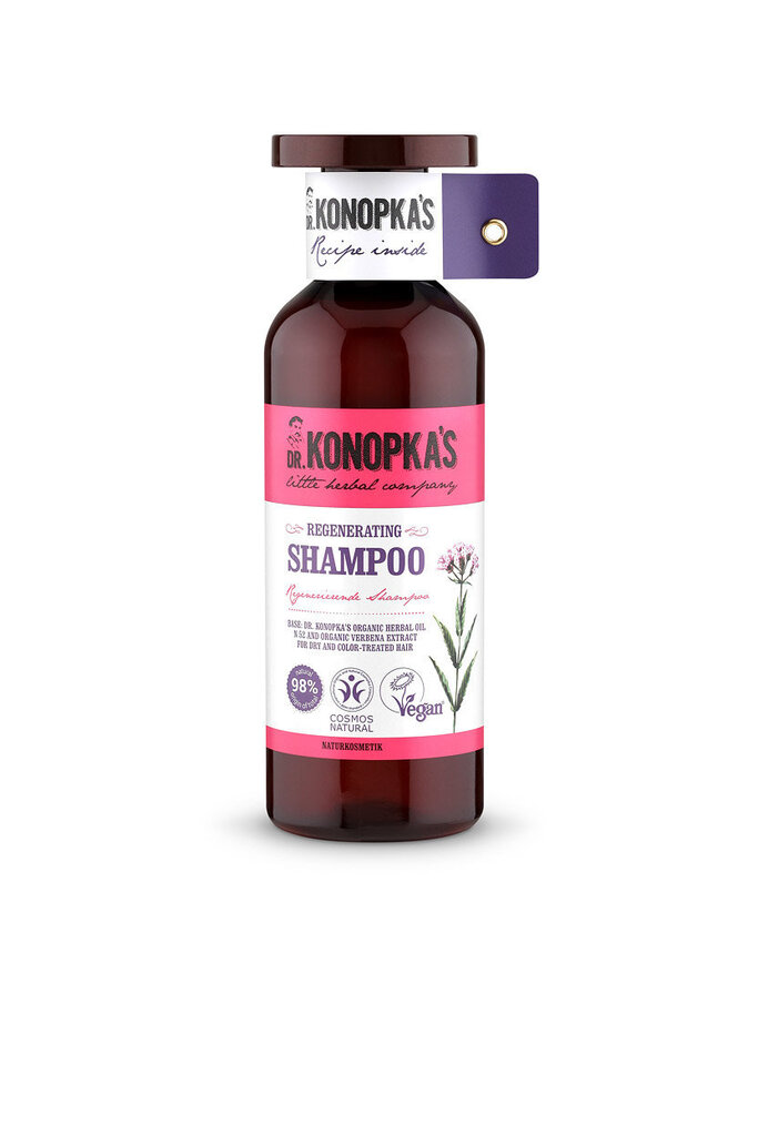Atjaunojošs matu šampūns Dr. Konopka's, 500 ml цена и информация | Šampūni | 220.lv
