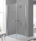 Stūra dušas kabīne Sanplast Prestige III KN2 / PR III 80s, profila pergamons cena un informācija | Dušas kabīnes | 220.lv