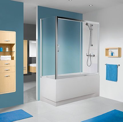 Vannas siena Sanplast TX SSO-W/TX5b 70s, profils manhatan, caurspīdīgs stikls W0 cena un informācija | Piederumi vannām un dušas kabīnēm | 220.lv