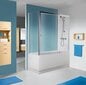 Vannas siena Sanplast TX SSO-W/TX5b 75s, profils pergamon, caurspīdīgs stikls W0 цена и информация | Piederumi vannām un dušas kabīnēm | 220.lv
