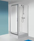 Dušas siena Sanplast TX SS/TX5b 90s, profils- manhatan, dekorēts stikls grey cena un informācija | Dušas durvis, dušas sienas | 220.lv