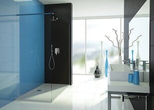 Walk-In dušas kabīne Sanplast TX P/TX5b 70s, profils- bahama gaiši brūns, dekorēts stikls Cora cena un informācija | Dušas durvis, dušas sienas | 220.lv