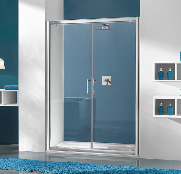Dušas durvis nišai Sanplast TX DD/TX5b 70s, profils- spīdīgs sudrabains, dekorēts stikls Cora цена и информация | Dušas durvis, dušas sienas | 220.lv