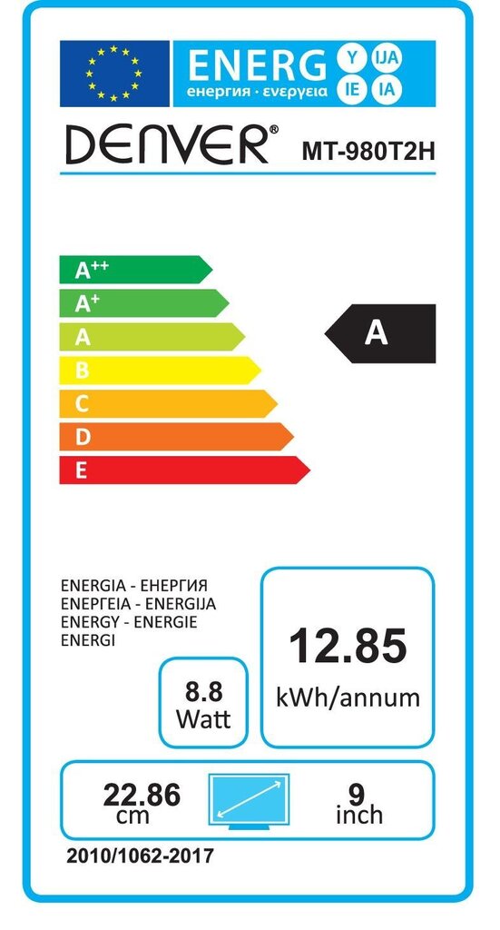 Portatīvais DVD atskņotājs Denver MT-980T2H цена и информация | DVD atskaņotāji | 220.lv