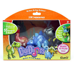 Комплект интерактивных динозавров DigiDino 3 in1 цена и информация | Игрушки для девочек | 220.lv