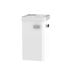 Шкафчик для ванной с раковиной Corner, белый цена и информация | Шкафчики для ванной | 220.lv