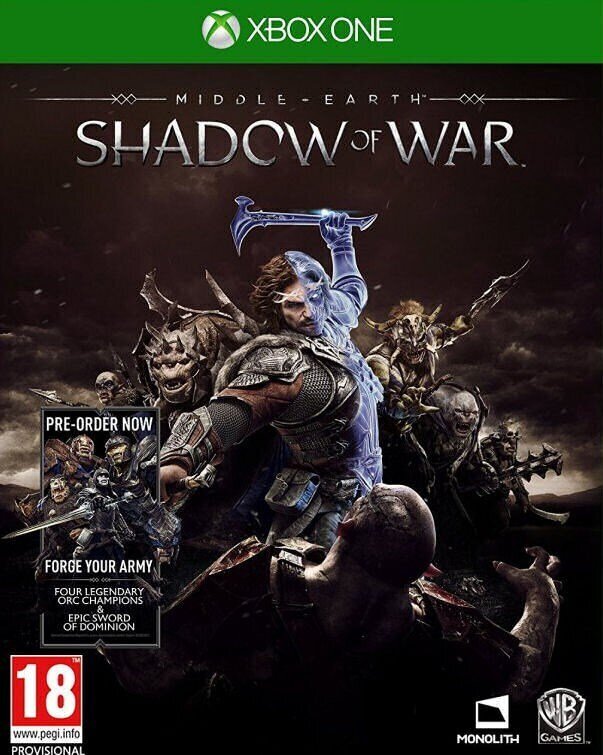 XONE Middle Earth Shadow of War cena un informācija | Datorspēles | 220.lv