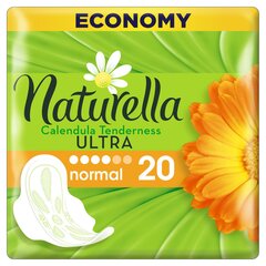 Higiēniskās paketes Naturella Ultra Normal Calendula 20 gab. cena un informācija | Tamponi, higiēniskās paketes, ieliktnīši | 220.lv