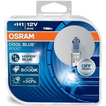 Automašīnas spuldzes Osram Cool Blue Boost H1, 80W, 2 gab. цена и информация | Auto spuldzes | 220.lv