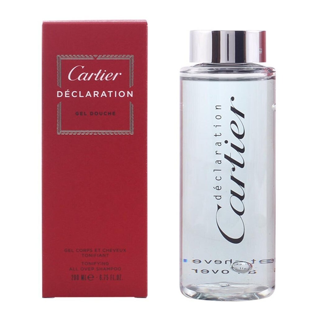 Dušas želeja Cartier Declaration 200 ml cena un informācija | Parfimēta vīriešu kosmētika | 220.lv