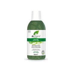 Натуральный ополаскиватель для полости рта Dr. Organic Aloe Vera, 500 мл цена и информация | Зубные щетки, пасты | 220.lv