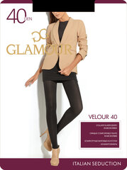 Колготки для женщин Glamour Velour 40 DEN, серые цена и информация | Колготки | 220.lv