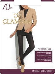 Колготки женские Glamour Velour 70 DEN, серые цена и информация | Колготки | 220.lv