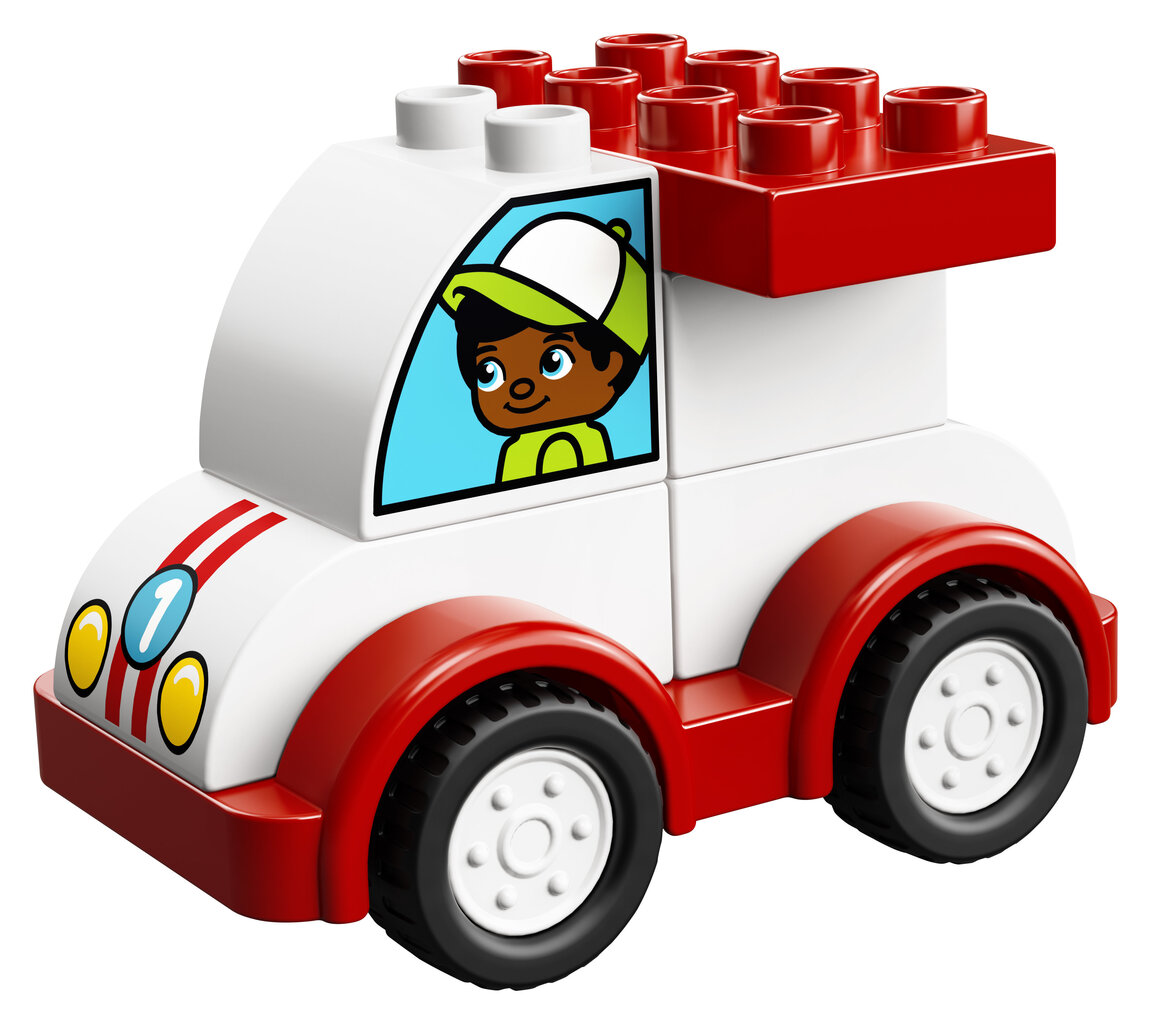 10860 LEGO® DUPLO Mana pirmā sacīkšu automašīna cena un informācija | Konstruktori | 220.lv