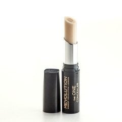 Korektors Makeup Revolution The One 3,2 g, Dark cena un informācija | Grima bāzes, tonālie krēmi, pūderi | 220.lv