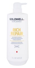 Šampūns bojātiem matiem Goldwell Rich Repair atjaunojošs šampūns 1000ml cena un informācija | Šampūni | 220.lv