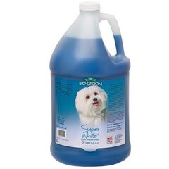 Bio Groom шампунь Super White, 3.8л  цена и информация | Косметические средства для животных | 220.lv