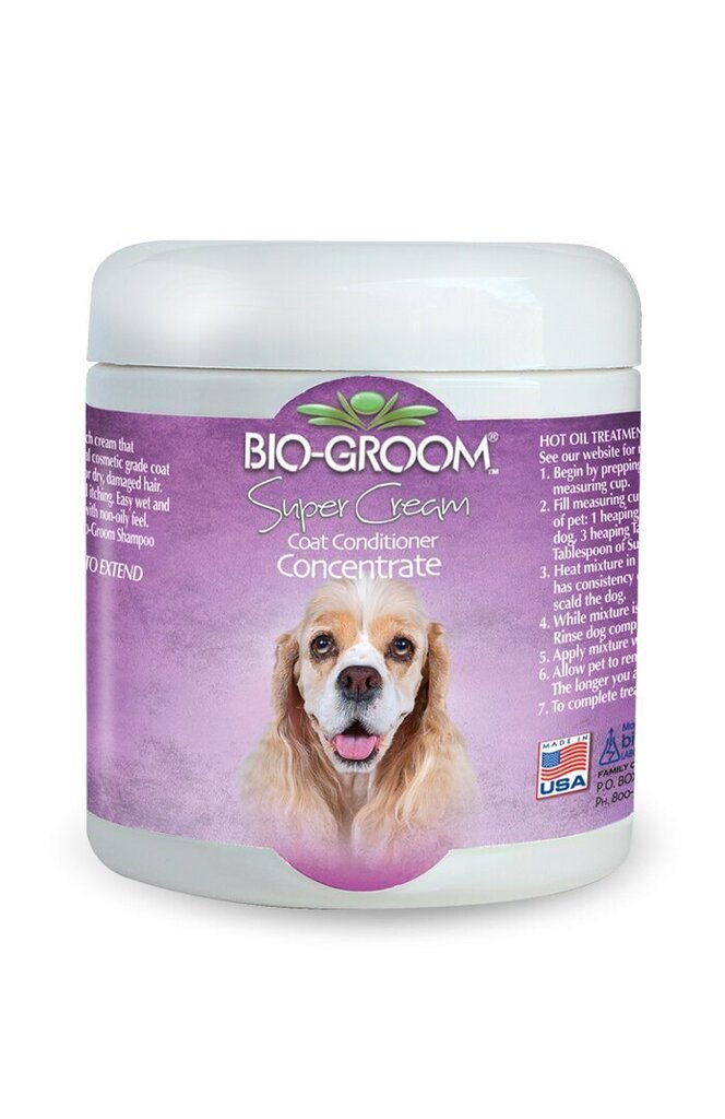 Bio Groom kondicionieris Super Cream, 227 ml цена и информация | Kosmētiskie līdzekļi dzīvniekiem | 220.lv