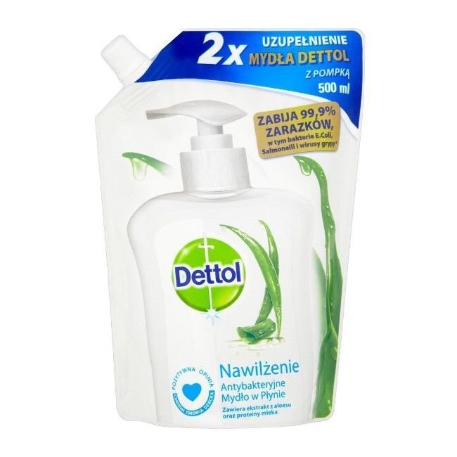 Dettol antibakteriālas šķidrās ziepes ar alveju un E vitamīnu 500 ml цена и информация | Ziepes | 220.lv