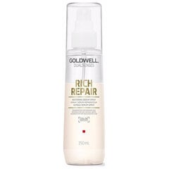 Izsmidzināms līdzeklis bojātiem matiem Goldwell Rich Repair atjaunojošais serums 150ml цена и информация | Распылите крем-спрей на волосы на расстоянии 20-25 см, расчешите их расческой. | 220.lv