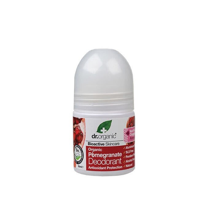 Dr. Organic dezodorants ar granātābolu 50 ml цена и информация | Dezodoranti | 220.lv