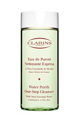 Attīrošais sejas ūdens ar piparmētru ekstraktu Clarins Water Purify One Step 200 ml cena un informācija | Sejas ādas kopšana | 220.lv