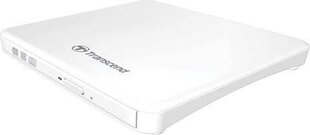 Оптический привод Transcend 8K Extra Slim Portable DVD Writer (TS8XDVDS-W) цена и информация | Оптические устройства | 220.lv