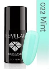 Гель-лак для ногтей Semilac 022 Mint, 7 мл цена и информация | Лаки для ногтей, укрепители | 220.lv