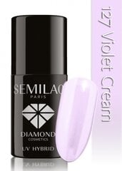 Gēlu nagu laka Semilac UV Hybrid 7 ml 043 Electric Pink , 127 Violet Cream cena un informācija | Nagu lakas, stiprinātāji | 220.lv