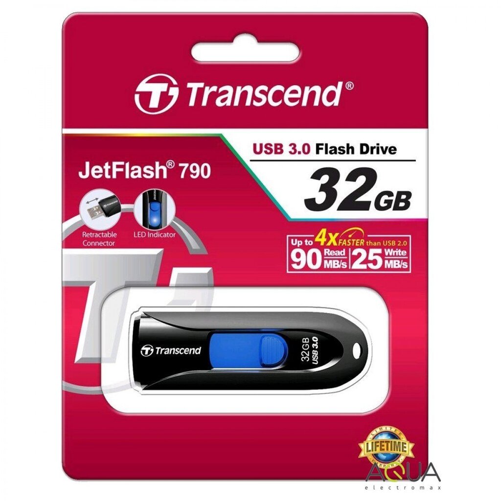 MEMORY DRIVE FLASH USB3 32GB/790 TS32GJF790K TRANSCEND цена и информация | USB Atmiņas kartes | 220.lv