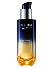 Biotherm Blue Therapy Serum In Oil Night ādas serums 30 ml cena un informācija | Serumi sejai, eļļas | 220.lv