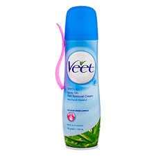 Izsmidzināms depilācijas krēms kājām Veet Spray On Hair 150 ml цена и информация | Средства для депиляции | 220.lv