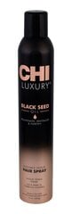 CHI LUXURY Black Seed Oil Hair Spray elastīgas fiksācijas matu laka 340 g cena un informācija | Matu veidošanas līdzekļi | 220.lv