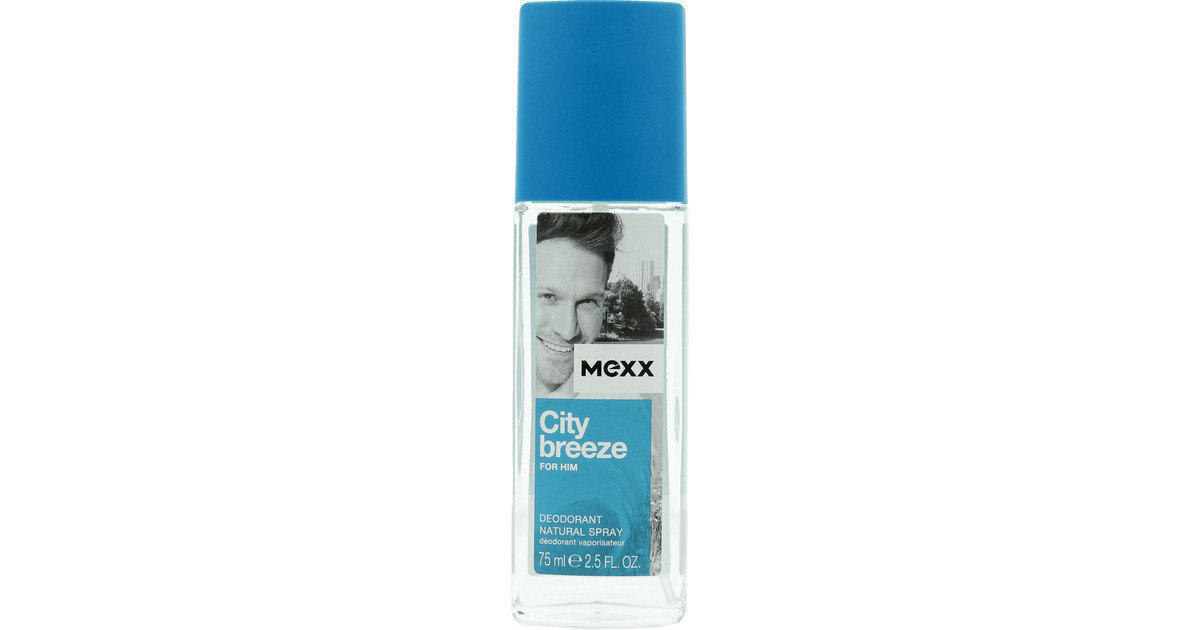 Mexx City Breeze For Him dezodorants vīriešiem 75 ml cena un informācija | Parfimēta vīriešu kosmētika | 220.lv