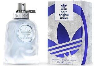 Tualetes ūdens Adidas Born Original Today edt 30 ml cena un informācija | Vīriešu smaržas | 220.lv