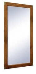 Piekarināms spogulis Indiana, brūns/sudrabs cena un informācija | Spoguļi | 220.lv