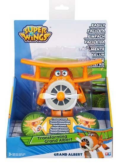 Lidmašīna-robots SUPER WINGS Grand Albert (12,5 cm) cena un informācija | Rotaļlietas zēniem | 220.lv