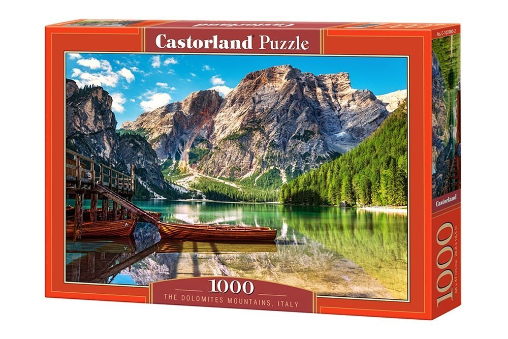 Puzle Puzzle Castorland The Dolomites Mountains, Italy, 1000d. cena un informācija | Puzles, 3D puzles | 220.lv