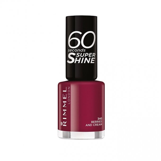 Nagu laka Rimmel London 60 Seconds Super Shine 8 ml цена и информация | Nagu lakas, stiprinātāji | 220.lv