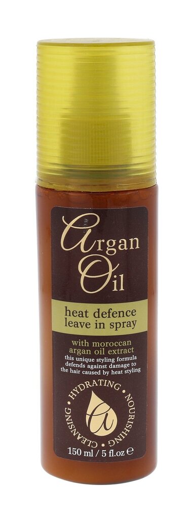 Xpel Argan Oil Heat Defence Leave In Spray sprejs aizsardzībai pret karstumu 150 ml cena un informācija | Matu veidošanas līdzekļi | 220.lv