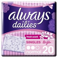Прокладки Always Dailies to Go Fresh Scent 20 шт. цена и информация | Always Духи, косметика | 220.lv