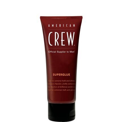 Stiprās fiksācijas matu želeja American Crew Superglue 100 ml цена и информация | Matu veidošanas līdzekļi | 220.lv