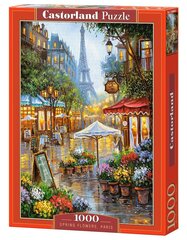 Puzle Puzzle Castorland Spring Flowers, Paris, 1000 det. cena un informācija | Puzles, 3D puzles | 220.lv