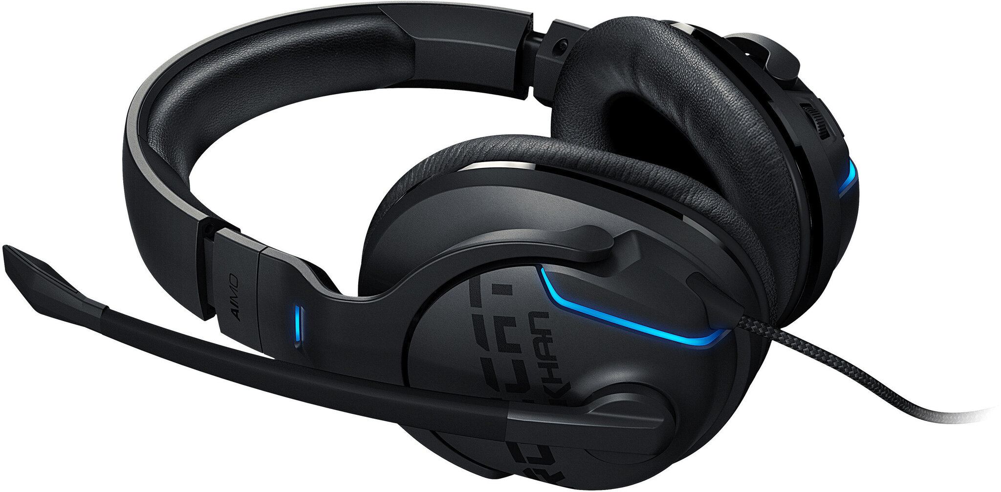 Roccat austiņas ar mikrofonu Khan Aimo, melnas (ROC-14-800) cena un informācija | Austiņas | 220.lv